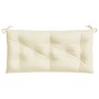 Garden bench cushion Oxford fabric cream white 100x50x7 cm by vidaXL, Cushions for chairs and sofas - Ref: Foro24-314934, Pri...