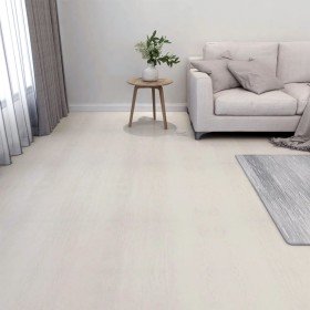 Lamas para suelo autoadhesivas 55 uds PVC beige 5,11 m²