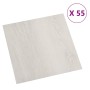 Lamas para suelo autoadhesivas 55 uds PVC beige 5,11 m²