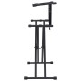 Soporte de teclado de doble refuerzo en X negro de vidaXL, Atriles para partituras - Ref: Foro24-70094, Precio: 68,91 €, Desc...