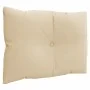Cushions for pallet sofa 3 units beige fabric by vidaXL, Cushions for chairs and sofas - Ref: Foro24-47472, Price: 37,82 €, D...