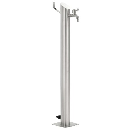 Columna de agua de jardín acero inoxidable redonda 95 cm de vidaXL, Sistemas de riego - Ref: Foro24-45456, Precio: 87,23 €, D...