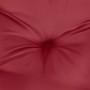 Cojín de banco de jardín tela Oxford rojo tinto 150x50x7 cm