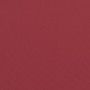 Cojín de banco de jardín tela Oxford rojo tinto 150x50x7 cm