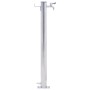 Round stainless steel garden water fountain 100 cm by vidaXL, Irrigation systems - Ref: Foro24-364503, Price: 43,66 €, Discou...