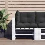 Cushions for pallets 3 pieces black fabric by vidaXL, Cushions for chairs and sofas - Ref: Foro24-47463, Price: 41,35 €, Disc...