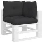 Cushions for pallets 3 pieces black fabric by vidaXL, Cushions for chairs and sofas - Ref: Foro24-47463, Price: 41,35 €, Disc...