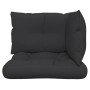 Kissen für Paletten 3 Stück schwarzer Stoff von vidaXL, Kissen für Stühle und Sofas - Ref: Foro24-47463, Preis: 44,62 €, Raba...