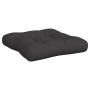 Kissen für Paletten 3 Stück schwarzer Stoff von vidaXL, Kissen für Stühle und Sofas - Ref: Foro24-47463, Preis: 44,62 €, Raba...