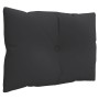 Kissen für Paletten 3 Stück schwarzer Stoff von vidaXL, Kissen für Stühle und Sofas - Ref: Foro24-47463, Preis: 44,62 €, Raba...