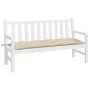 Gartenbankkissen aus beiger Oxford-Baumwolle 150x50x7 cm. von vidaXL, Kissen für Stühle und Sofas - Ref: Foro24-314959, Preis...