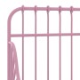 Estructura cama extensible sin colchón metal rosa 80x130/200 cm
