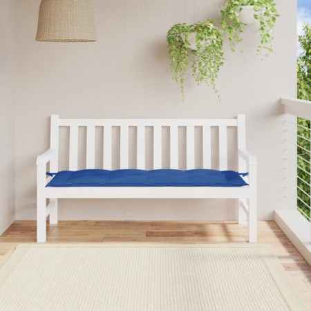 Gartenbankauflage Oxford-Stoff blau 150x50x7 cm von vidaXL, Kissen für Stühle und Sofas - Ref: Foro24-314966, Preis: 32,91 €,...