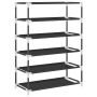 Black fabric shoe cabinet 60x28x90 cm by vidaXL, Shoe racks and shoe organizers - Ref: Foro24-337261, Price: 38,80 €, Discoun...