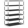 Black fabric shoe cabinet 60x28x90 cm by vidaXL, Shoe racks and shoe organizers - Ref: Foro24-337261, Price: 37,86 €, Discoun...