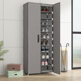 Armario zapatero de tela gris 60x30x166 cm de vidaXL, Zapateros y organizadores de calzado - Ref: Foro24-337259, Precio: 50,3...