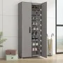 Gray fabric shoe cabinet 60x30x166 cm by vidaXL, Shoe racks and shoe organizers - Ref: Foro24-337259, Price: 49,42 €, Discoun...