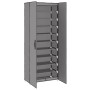 Gray fabric shoe cabinet 60x30x166 cm by vidaXL, Shoe racks and shoe organizers - Ref: Foro24-337259, Price: 50,34 €, Discoun...