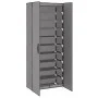 Gray fabric shoe cabinet 60x30x166 cm by vidaXL, Shoe racks and shoe organizers - Ref: Foro24-337259, Price: 49,42 €, Discoun...