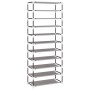 Gray fabric shoe cabinet 60x30x166 cm by vidaXL, Shoe racks and shoe organizers - Ref: Foro24-337259, Price: 50,34 €, Discoun...