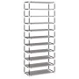 Gray fabric shoe cabinet 60x30x166 cm by vidaXL, Shoe racks and shoe organizers - Ref: Foro24-337259, Price: 49,42 €, Discoun...