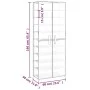 Schuhschrank aus grauem Stoff, 60 x 30 x 166 cm von vidaXL, Schuhregale und Schuhorganisatoren - Ref: Foro24-337259, Preis: 5...
