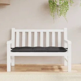 Grau-anthrazitfarbenes Gartenbankkissen aus Oxford-Gewebe, 120x50x7 cm. von vidaXL, Kissen für Stühle und Sofas - Ref: Foro24...