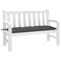 Grau-anthrazitfarbenes Gartenbankkissen aus Oxford-Gewebe, 120x50x7 cm. von vidaXL, Kissen für Stühle und Sofas - Ref: Foro24...