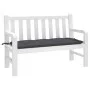 Grau-anthrazitfarbenes Gartenbankkissen aus Oxford-Gewebe, 120x50x7 cm. von vidaXL, Kissen für Stühle und Sofas - Ref: Foro24...
