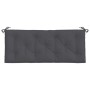 Grau-anthrazitfarbenes Gartenbankkissen aus Oxford-Gewebe, 120x50x7 cm. von vidaXL, Kissen für Stühle und Sofas - Ref: Foro24...