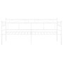 Estructura de sofá cama sin colchón metal blanco 90x200 cm