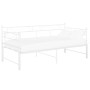 Sofá cama extraíble sin colchón metal blanco 90x200cm