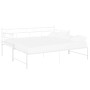 Sofá cama extraíble sin colchón metal blanco 90x200cm