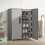 Gray fabric shoe cabinet 60x28x90 cm by vidaXL, Shoe racks and shoe organizers - Ref: Foro24-337262, Price: 35,25 €, Discount: %
