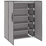 Gray fabric shoe cabinet 60x28x90 cm by vidaXL, Shoe racks and shoe organizers - Ref: Foro24-337262, Price: 35,94 €, Discount: %