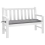 Gartenbankauflage Oxford-Stoff grau 120x50x7 cm von vidaXL, Kissen für Stühle und Sofas - Ref: Foro24-314945, Preis: 40,67 €,...