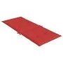 High back garden chair cushion 4 pcs red fabric 120x50x3 cm by vidaXL, Cushions for chairs and sofas - Ref: Foro24-43188, Pri...