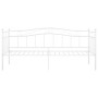 Estructura de sofá cama sin colchón metal blanco 90x200 cm