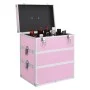 Make-up-Koffer 37x24x40 cm rosa Aluminium von vidaXL, Kulturbeutel - Ref: Foro24-91841, Preis: 75,40 €, Rabatt: %