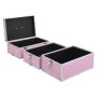 Make-up-Koffer 37x24x40 cm rosa Aluminium von vidaXL, Kulturbeutel - Ref: Foro24-91841, Preis: 75,40 €, Rabatt: %
