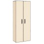 Armario zapatero de tela crema 60x30x166 cm de vidaXL, Zapateros y organizadores de calzado - Ref: Foro24-337260, Precio: 52,...