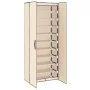Cream fabric shoe cabinet 60x30x166 cm by vidaXL, Shoe racks and shoe organizers - Ref: Foro24-337260, Price: 52,26 €, Discou...