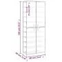 Cream fabric shoe cabinet 60x30x166 cm by vidaXL, Shoe racks and shoe organizers - Ref: Foro24-337260, Price: 52,26 €, Discou...