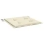Cojines de silla de jardín 6 uds tela Oxford crema 50x50x3 cm de vidaXL, Cojines para sillas y sofás - Ref: Foro24-314043, Pr...