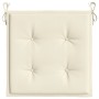 Cojines de silla de jardín 6 uds tela Oxford crema 50x50x3 cm by vidaXL, Cushions for chairs and sofas - Ref: Foro24-314043, ...