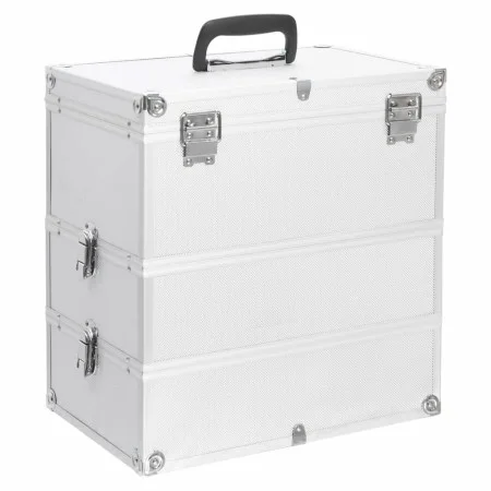 Makeup case 37x24x40 cm silver aluminum by vidaXL, toiletry bags - Ref: Foro24-91839, Price: 64,34 €, Discount: %