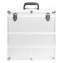 Maletín de maquillaje 37x24x40 cm aluminio plateado de vidaXL, Neceseres - Ref: Foro24-91839, Precio: 65,57 €, Descuento: %