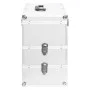 Kosmetikkoffer 37x24x40 cm aus silbernem Aluminium von vidaXL, Kulturbeutel - Ref: Foro24-91839, Preis: 64,34 €, Rabatt: %
