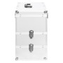 Maletín de maquillaje 37x24x40 cm aluminio plateado de vidaXL, Neceseres - Ref: Foro24-91839, Precio: 65,57 €, Descuento: %