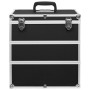 Maletín de maquillaje 37x24x40 cm aluminio negro de vidaXL, Neceseres - Ref: Foro24-91840, Precio: 68,57 €, Descuento: %